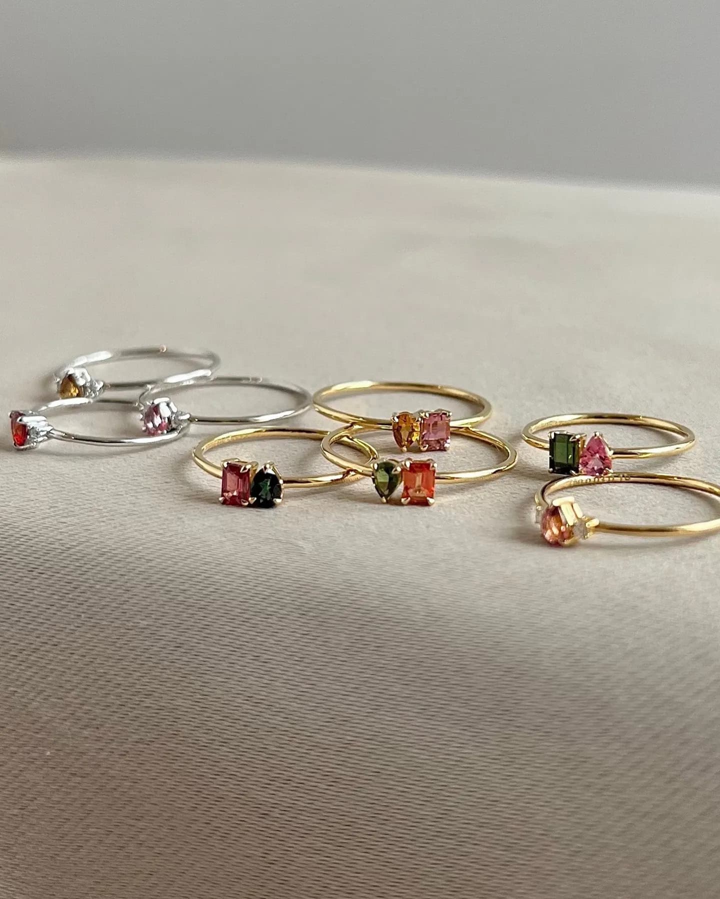 Exquisite handgefertigte Edelsteinringe 